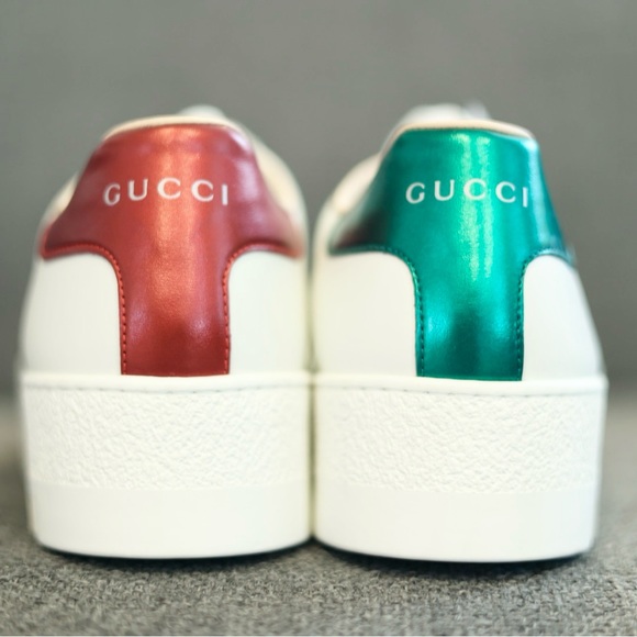 💯 Authentic Gucci Ace Embroidered Platform Sneaker - Picture 7 of 11